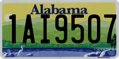 AL license plate 1AI9507