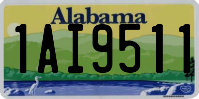 AL license plate 1AI9511