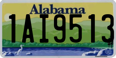 AL license plate 1AI9513