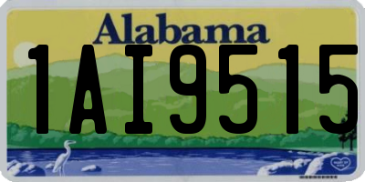 AL license plate 1AI9515