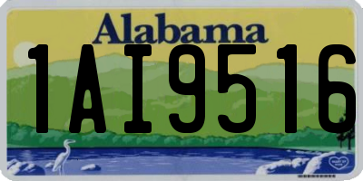 AL license plate 1AI9516