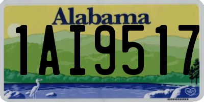 AL license plate 1AI9517