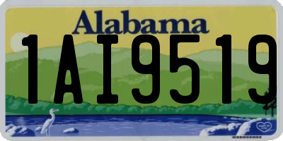 AL license plate 1AI9519