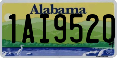AL license plate 1AI9520
