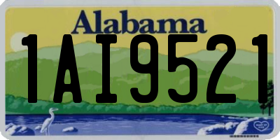 AL license plate 1AI9521
