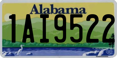AL license plate 1AI9522