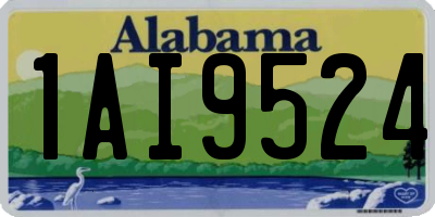 AL license plate 1AI9524