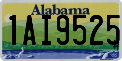 AL license plate 1AI9525
