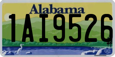 AL license plate 1AI9526
