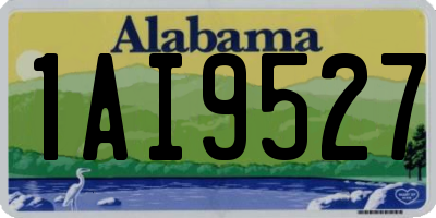AL license plate 1AI9527