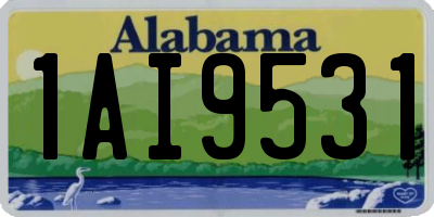 AL license plate 1AI9531