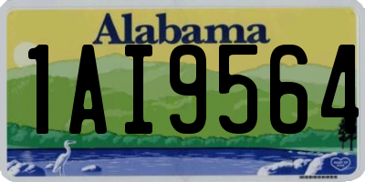 AL license plate 1AI9564