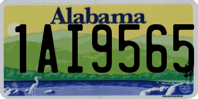 AL license plate 1AI9565