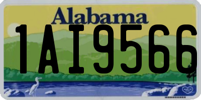 AL license plate 1AI9566