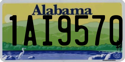 AL license plate 1AI9570