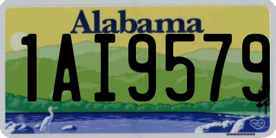 AL license plate 1AI9579
