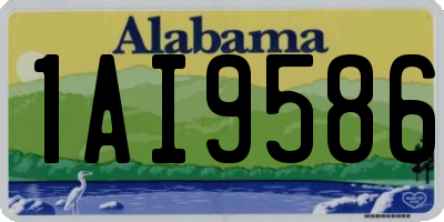 AL license plate 1AI9586