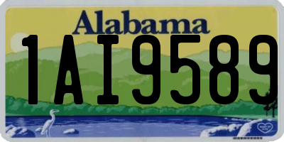 AL license plate 1AI9589
