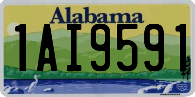 AL license plate 1AI9591