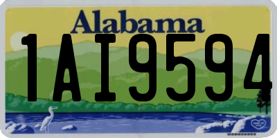 AL license plate 1AI9594