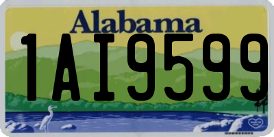 AL license plate 1AI9599