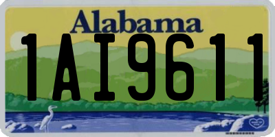AL license plate 1AI9611