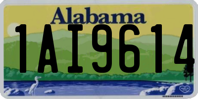 AL license plate 1AI9614