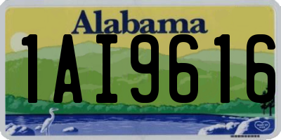 AL license plate 1AI9616
