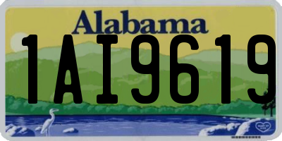 AL license plate 1AI9619