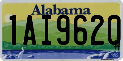 AL license plate 1AI9620