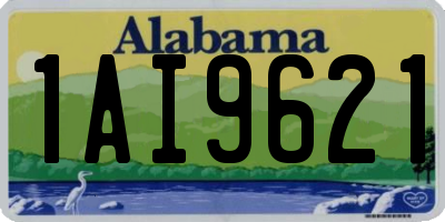 AL license plate 1AI9621