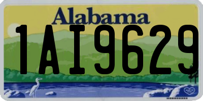 AL license plate 1AI9629