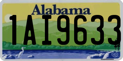 AL license plate 1AI9633