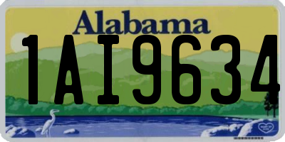 AL license plate 1AI9634