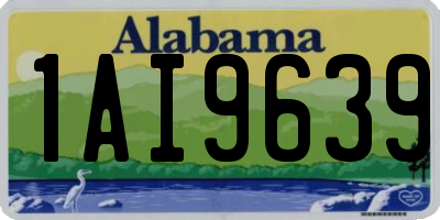 AL license plate 1AI9639
