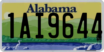 AL license plate 1AI9644