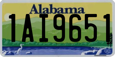 AL license plate 1AI9651