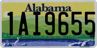 AL license plate 1AI9655