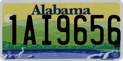 AL license plate 1AI9656