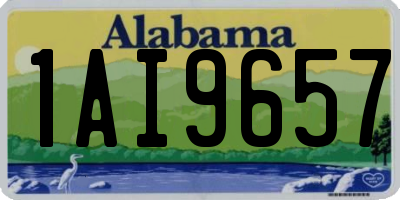 AL license plate 1AI9657