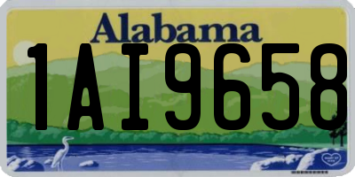 AL license plate 1AI9658