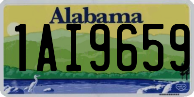 AL license plate 1AI9659