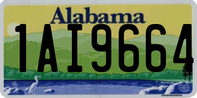 AL license plate 1AI9664