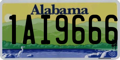 AL license plate 1AI9666