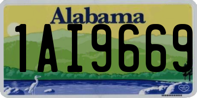 AL license plate 1AI9669