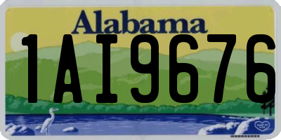 AL license plate 1AI9676