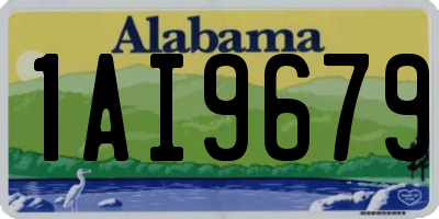 AL license plate 1AI9679