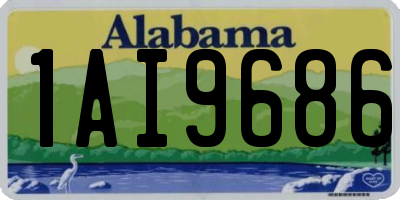 AL license plate 1AI9686
