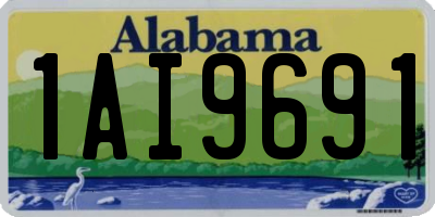 AL license plate 1AI9691