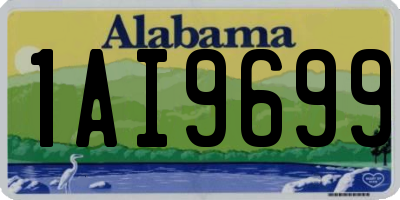 AL license plate 1AI9699